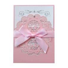 Wedding Invitation Rectangle Marriage Card Design Laser Cut Lace Invitation Custom
